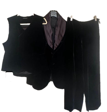 New GIORGIO ARMANI velvet 3 piece set