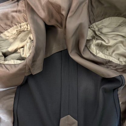 Takashimaya Striped Suit Setup Vintage Retro 2 Buttons