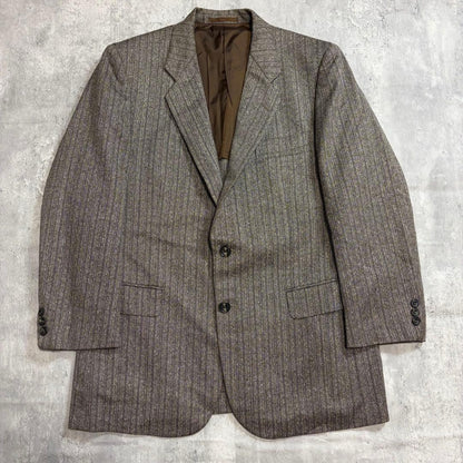 Super rare✨ 3-piece setup herringbone wool silk blend M Ceremony