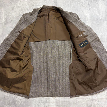 Super rare✨ 3-piece setup herringbone wool silk blend M Ceremony