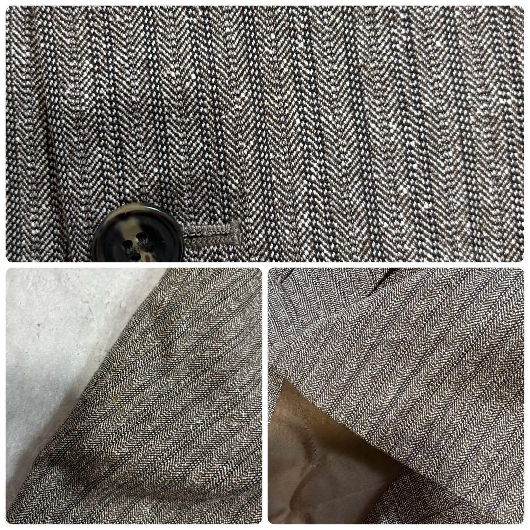 Super rare✨ 3-piece setup herringbone wool silk blend M Ceremony