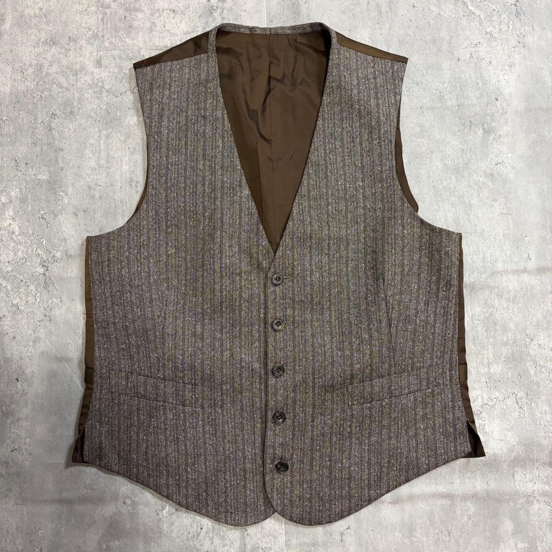 Super rare✨ 3-piece setup herringbone wool silk blend M Ceremony