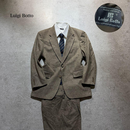 Luxury Luigibot Men's Setup Suit Tweed Style Vintage M⭐︎