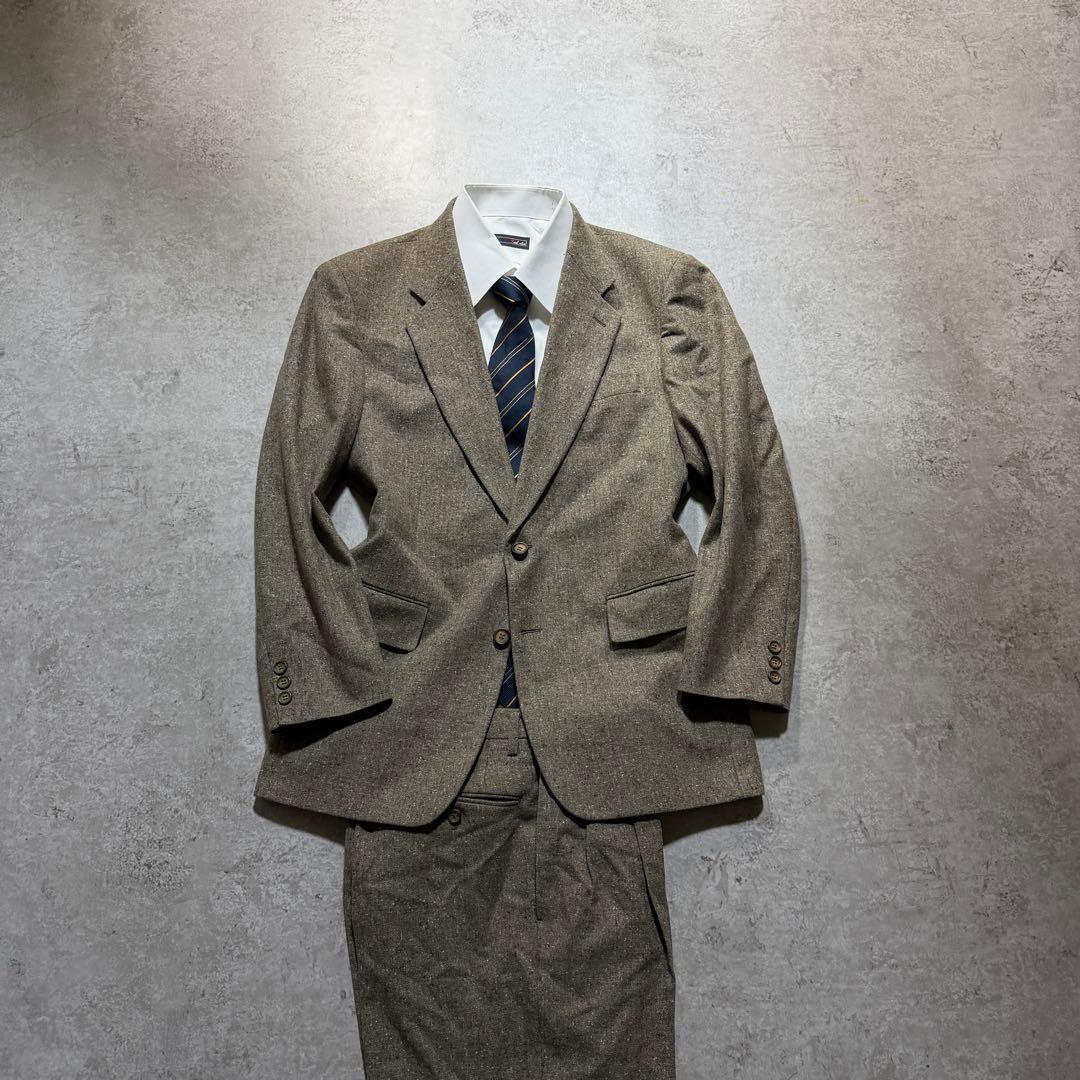 Luxury Luigibot Men's Setup Suit Tweed Style Vintage M⭐︎