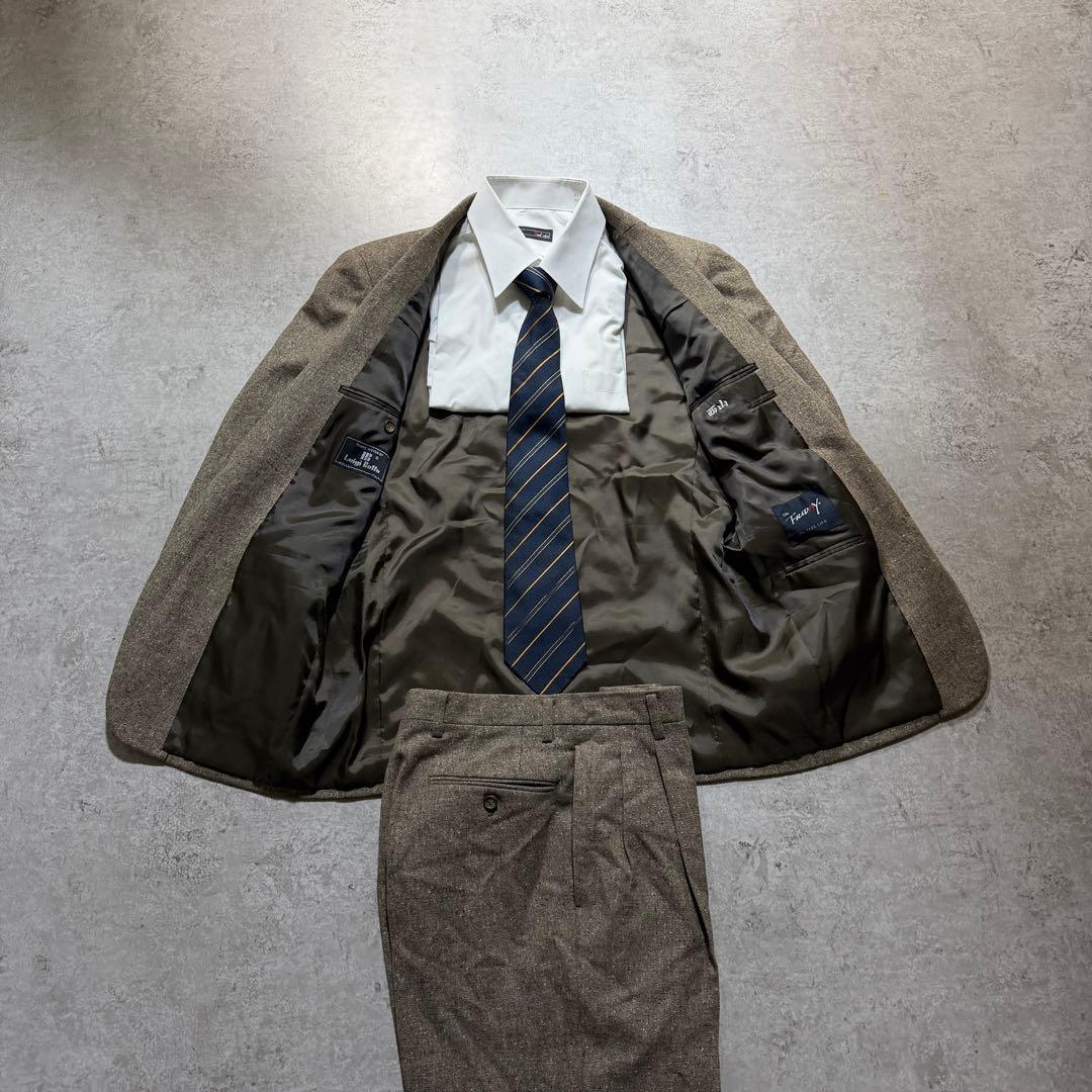 Luxury Luigibot Men's Setup Suit Tweed Style Vintage M⭐︎