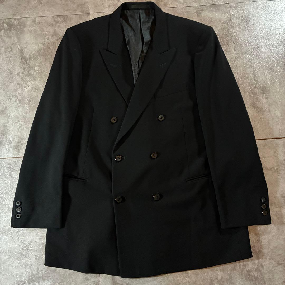 Beautiful item✨ [vintage] 90s double breasted setup black 6B