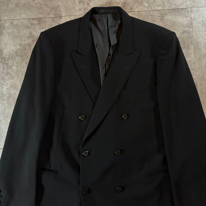 Beautiful item✨ [vintage] 90s double breasted setup black 6B