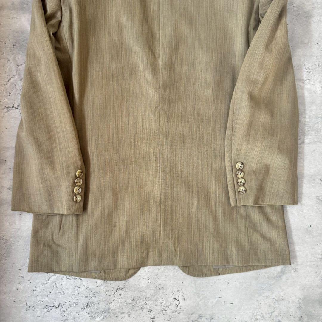 USED VINTAGE Setup Single Beige Gray Suit