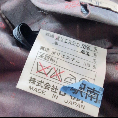 Double-breasted striped suit made in Japan
