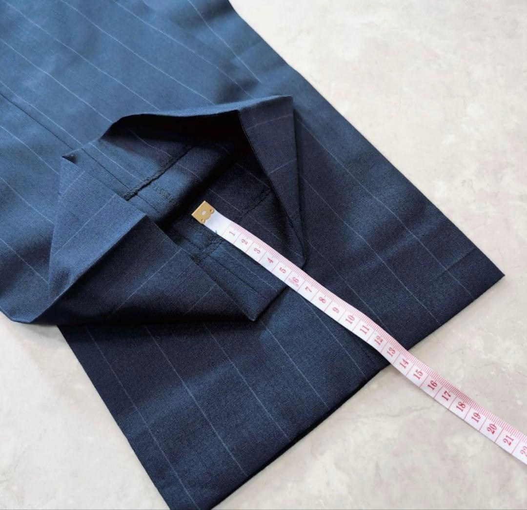 Double-breasted striped suit made in Japan