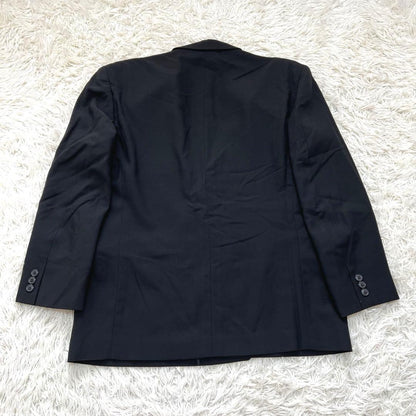 Vintage Double Breasted Setup Suit Black Made in Japan L