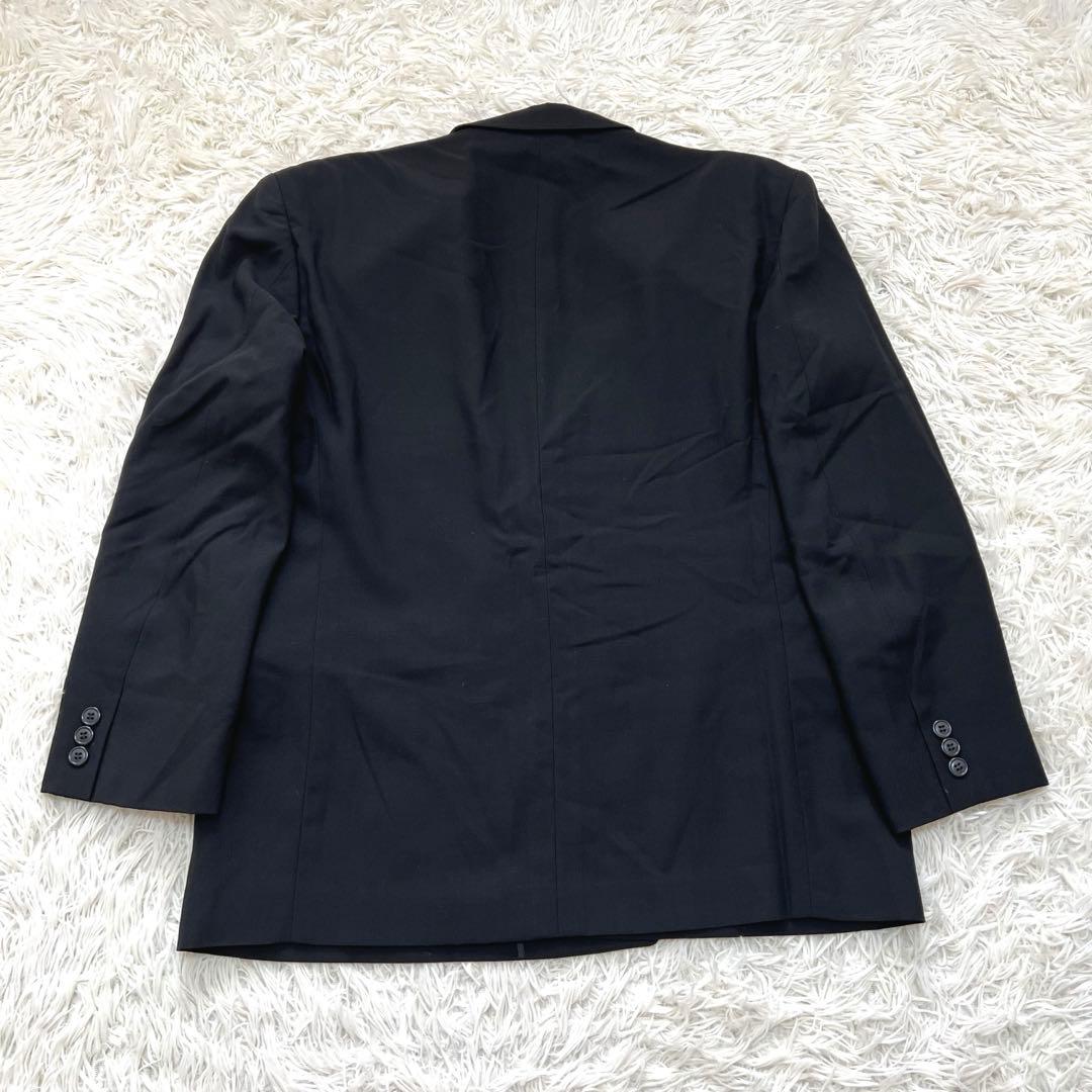 Vintage Double Breasted Setup Suit Black Made in Japan L