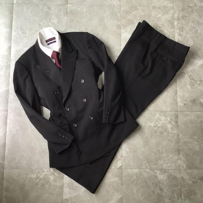 00s vintage double suit setup black 3B mode ceremony