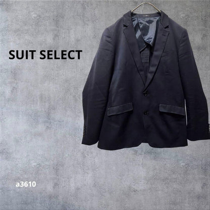 [Suit Selection] Tailored Jacket Silk Blend Suit Navy A6