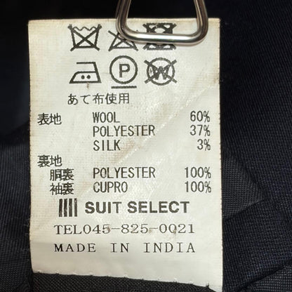 [Suit Selection] Tailored Jacket Silk Blend Suit Navy A6