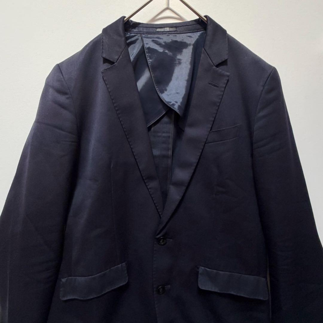 [Suit Selection] Tailored Jacket Silk Blend Suit Navy A6