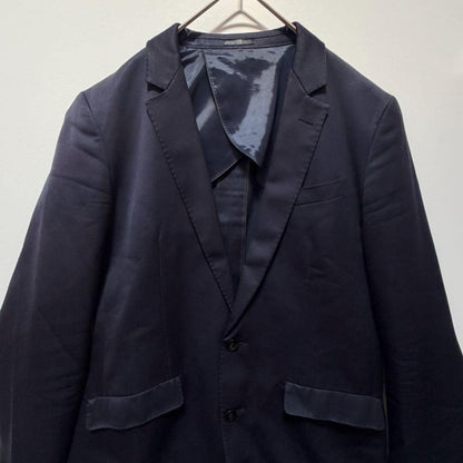 [Suit Selection] Tailored Jacket Silk Blend Suit Navy A6