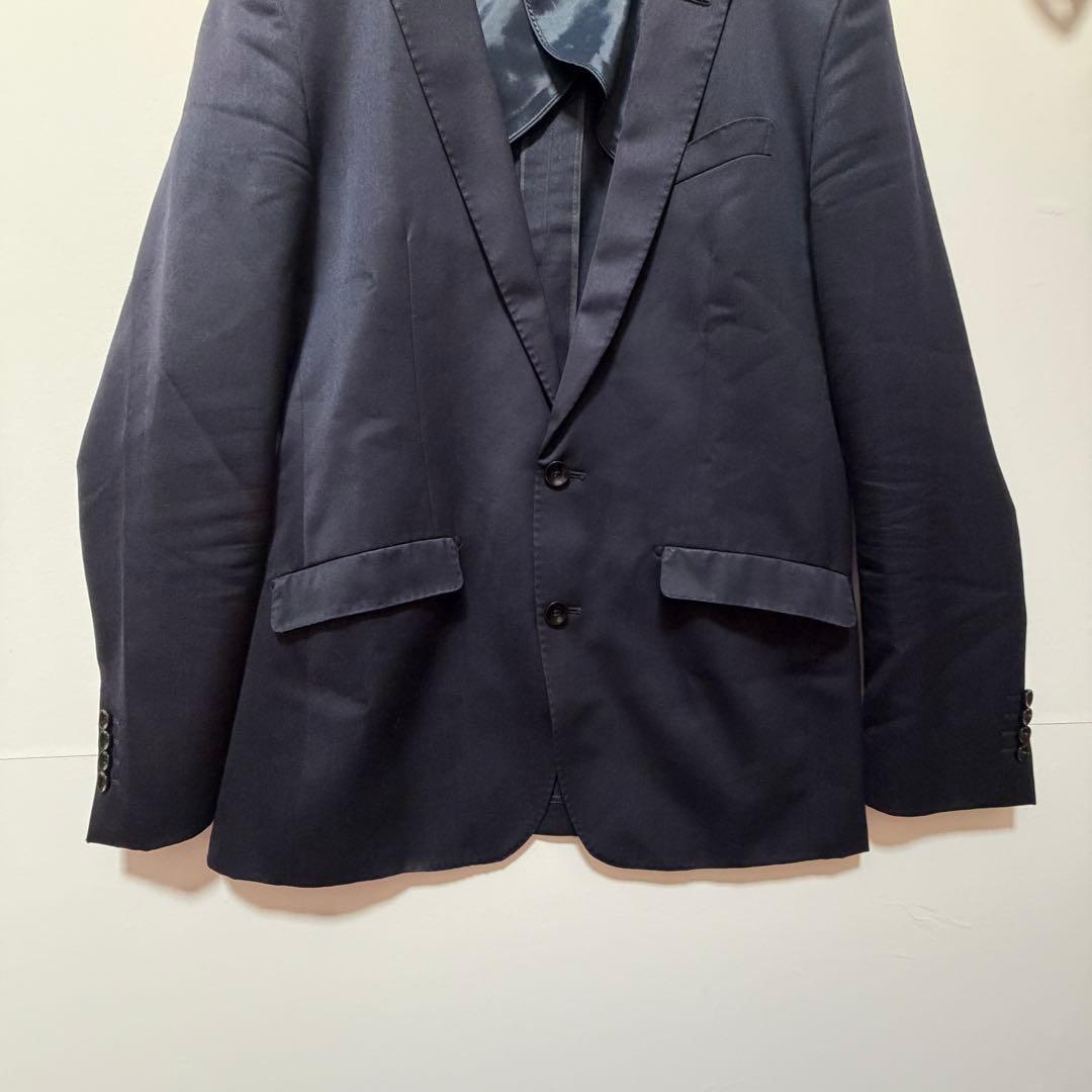 [Suit Selection] Tailored Jacket Silk Blend Suit Navy A6