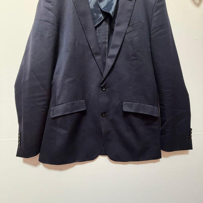 [Suit Selection] Tailored Jacket Silk Blend Suit Navy A6