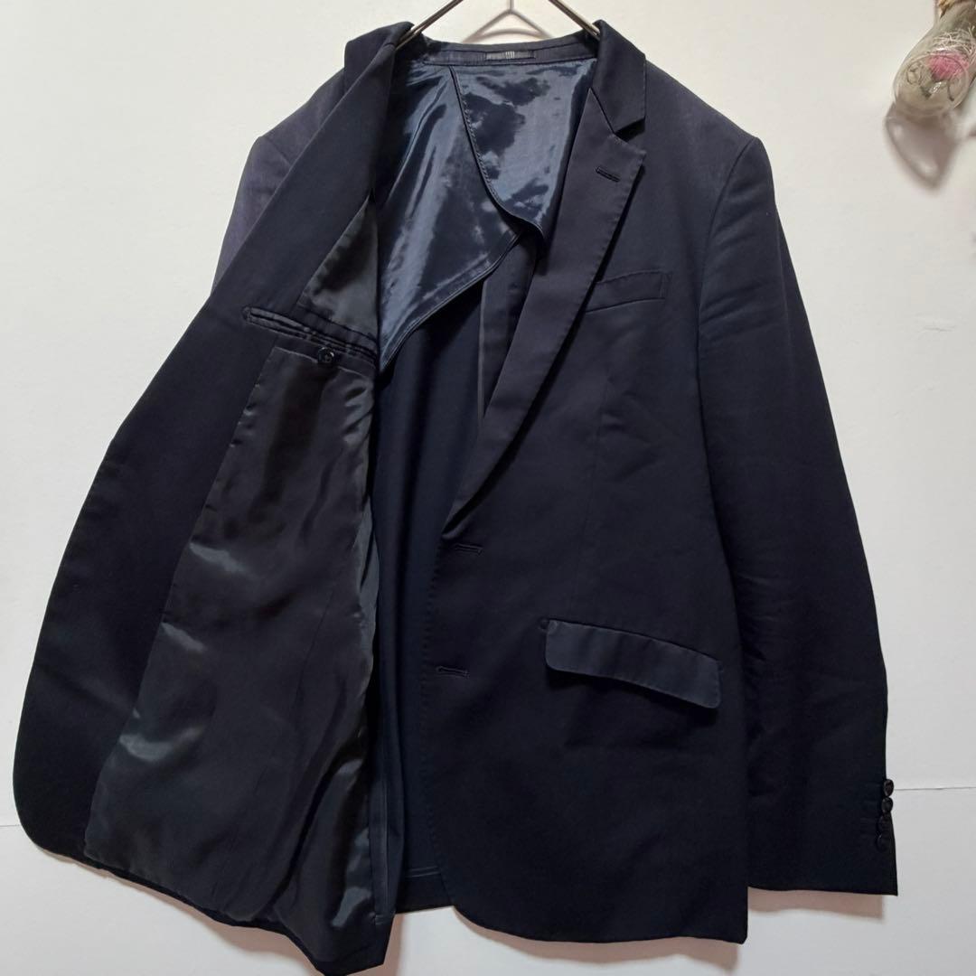 [Suit Selection] Tailored Jacket Silk Blend Suit Navy A6