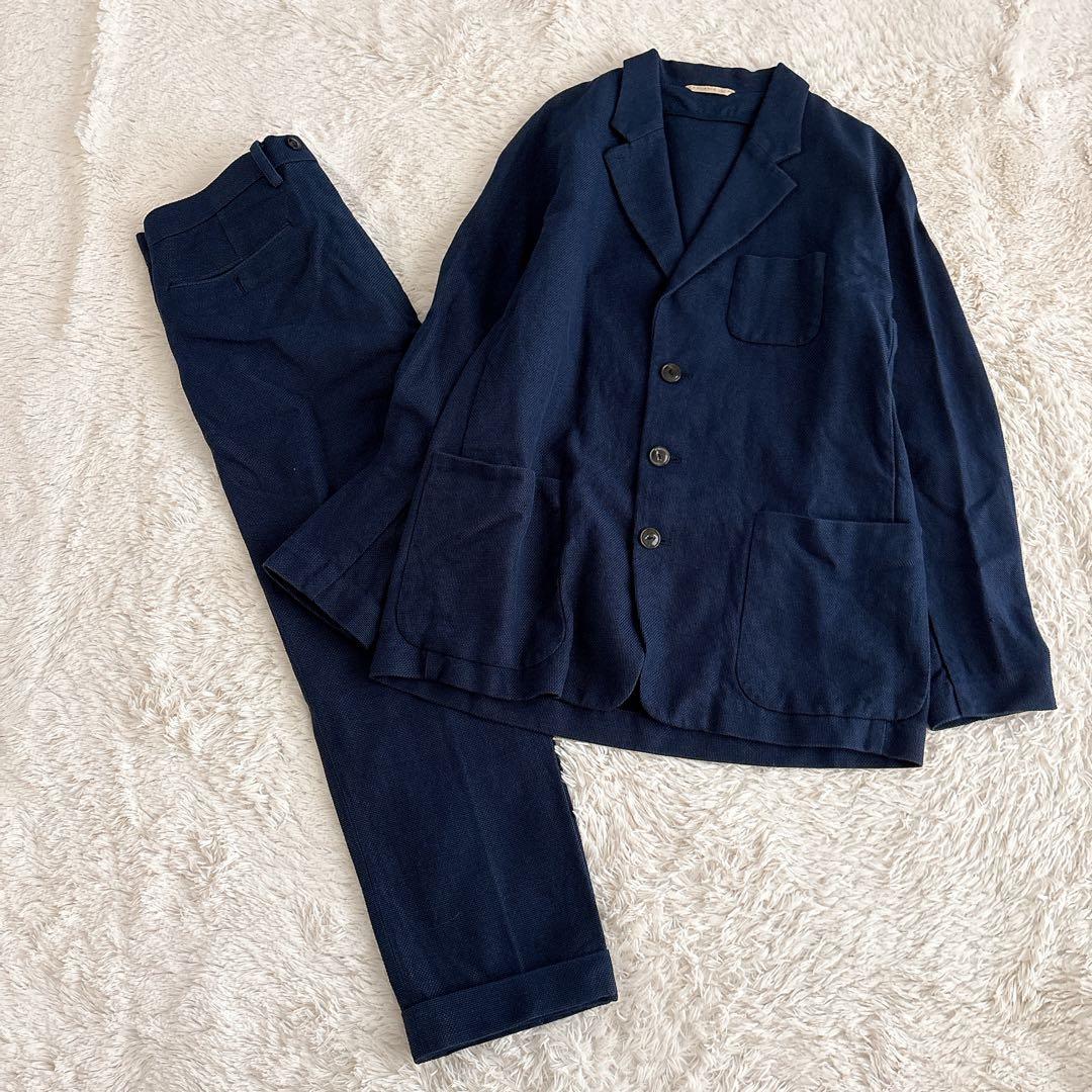 Arts and Sciences Waffle Style Setup Suit Jacket Navy
