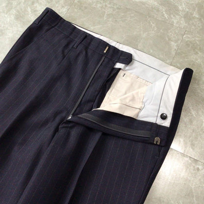 90s vintage double suit setup navy luxury wedding