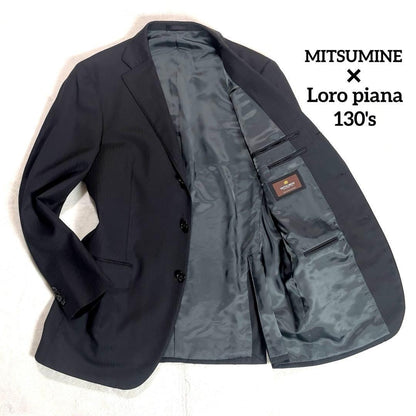 Mitsumine Loro Piana 130s Wool Tailored Jacket AB7 Stripe