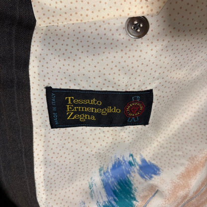 3-piece set Zegna fabric x hand-painted dragon paint double setup rare lining