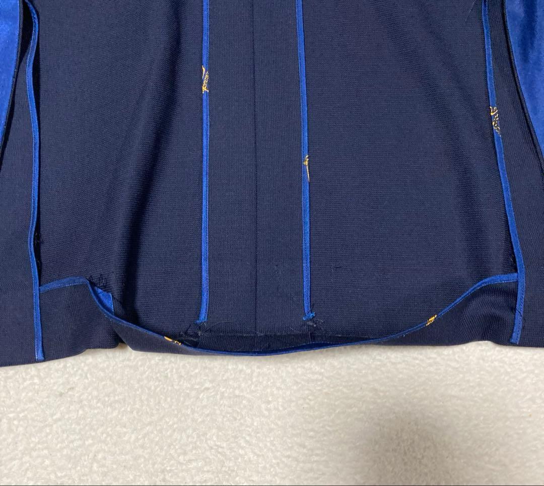 Rare Showa vintage suit, navy, lining horse pattern, animal pattern, equivalent to BB6-E6