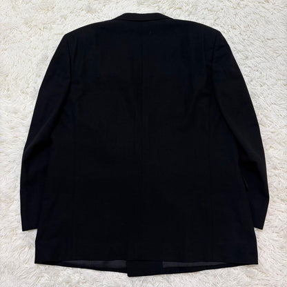 90s vintage double breasted setup adjuster black unlined