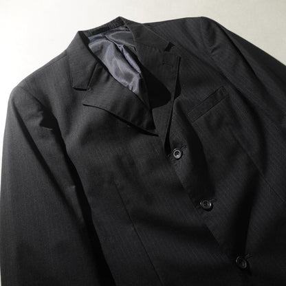 CHAPS Striped Setup Suit Mode Black/VW172