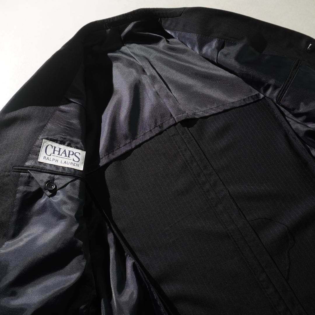 CHAPS Striped Setup Suit Mode Black/VW172