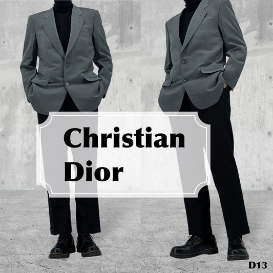 Dior Christian Dior Suit Jacket Logo Button