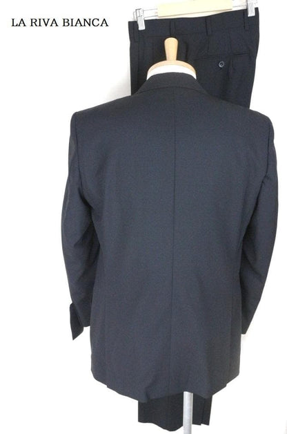 New with tag LA RIVA BIANCA black formal suit YA4 black S