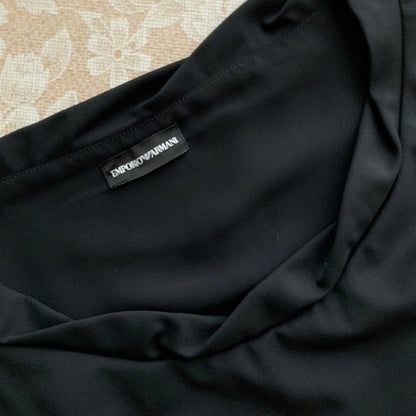 Good condition Emporio Armani thin summer wool adult dress 38 black