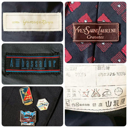 Ginza Yamakataya Double Suit Striped Black Setup