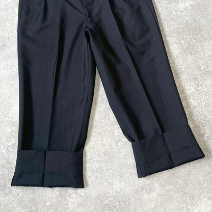 Ginza Yamakataya Double Suit Striped Black Setup