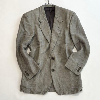 Gianfranco Ferret [three-way blend wool linen silk] suit set L Birdseye