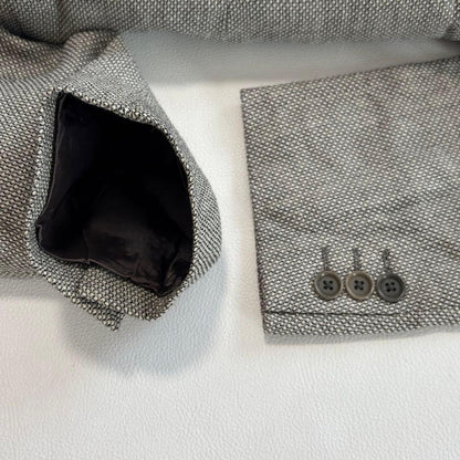 Gianfranco Ferret [three-way blend wool linen silk] suit set L Birdseye