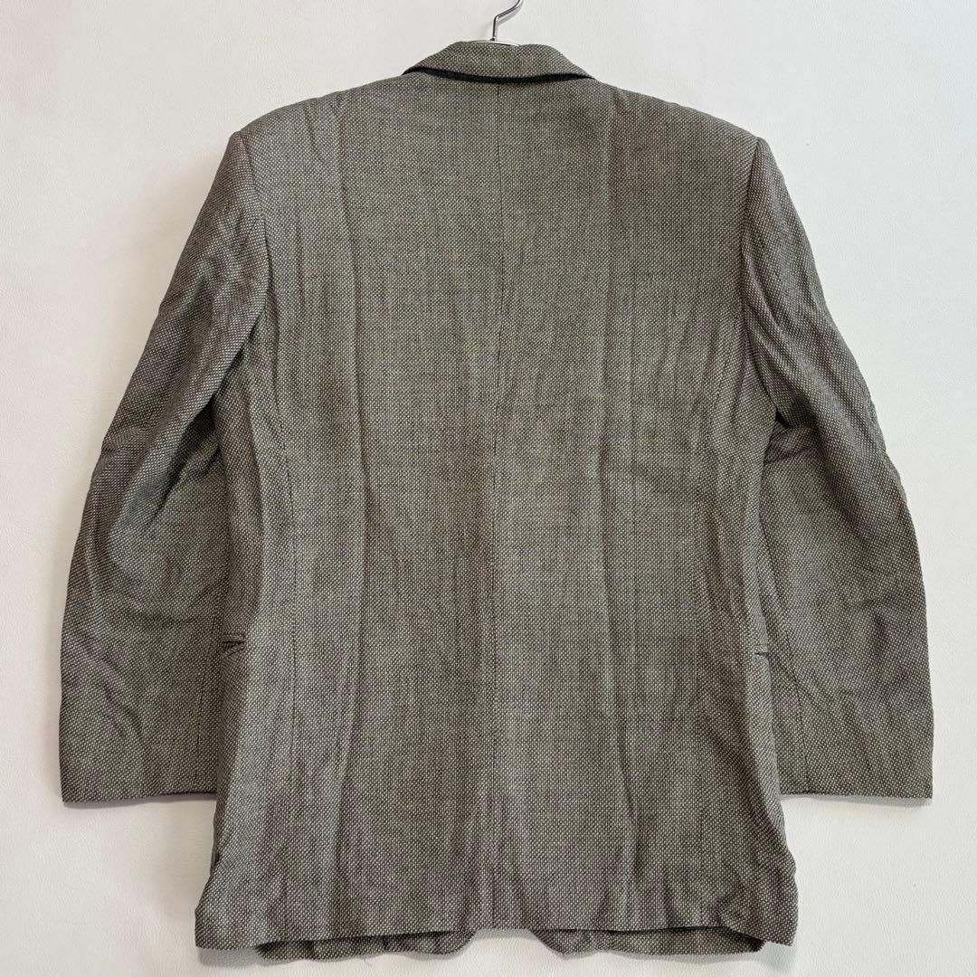 Gianfranco Ferret [three-way blend wool linen silk] suit set L Birdseye