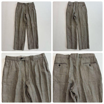 Gianfranco Ferret [three-way blend wool linen silk] suit set L Birdseye