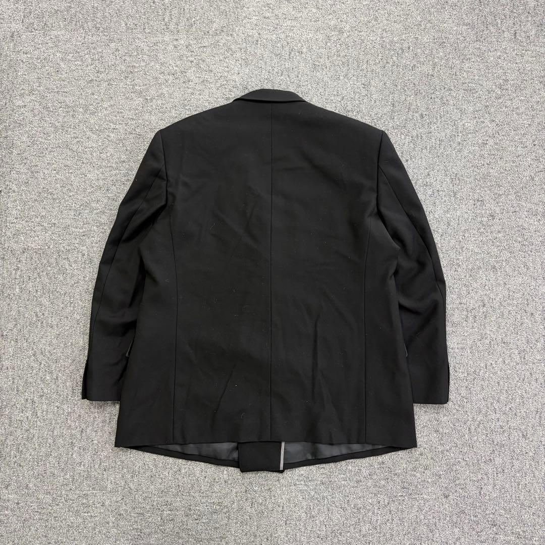 90's vintage double breasted suit setup black wedding