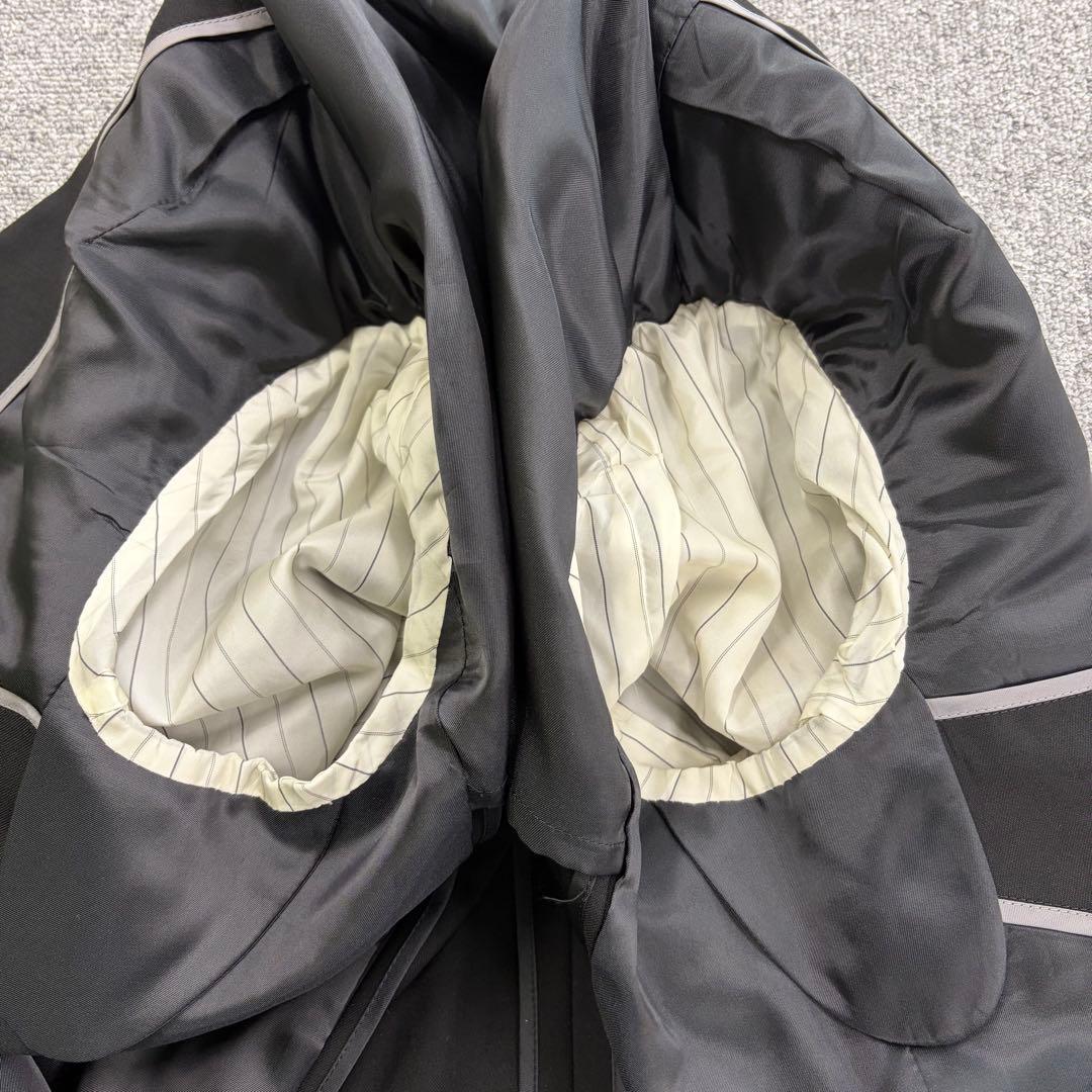 90's vintage double breasted suit setup black wedding