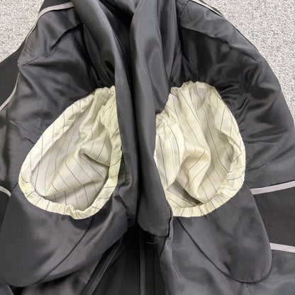 90's vintage double breasted suit setup black wedding