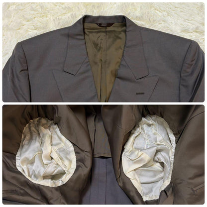 Luxurious 5-piece set 90s vintage Japanese double suit shirt pins cufflinks