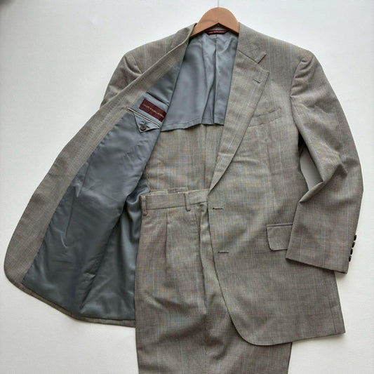 Good Condition 90s AB7 Chaps Ralph Lauren Suit Setup 2 Tuck