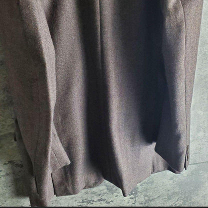 Setup Vintage 2 Button Herringbone Dull Purple Gray Retro