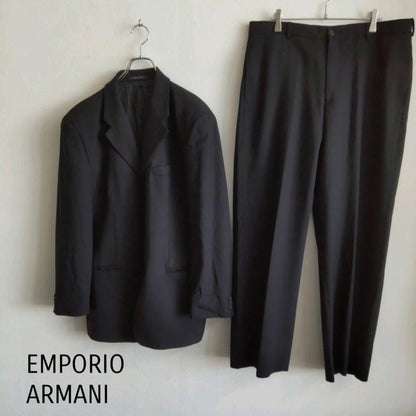 Luxury Emporio Armani Business Suit Setup Black