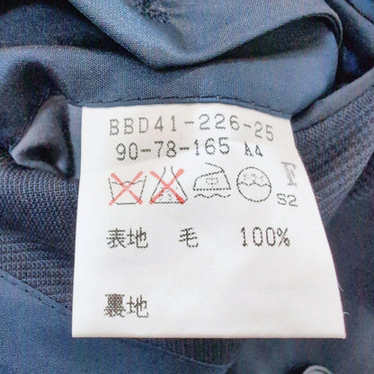 [Good Condition] Men's Double Suit 4 Buttons Stylish Navy Check M For Spring