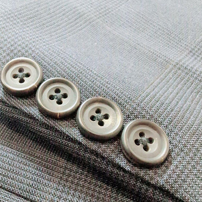[Good Condition] Men's Double Suit 4 Buttons Stylish Navy Check M For Spring